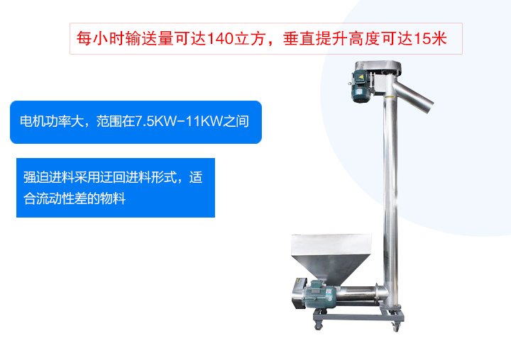 垂直螺旋输送机优缺点